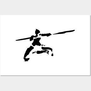 Kung-fu stickfighter Posters and Art